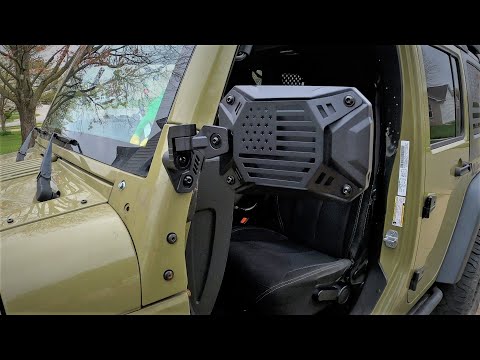 140 - JOYTUTUS Jeep Wrangler MIRRORS (TJ, JK, JL and JT) 1997-2018 (Door on or off)