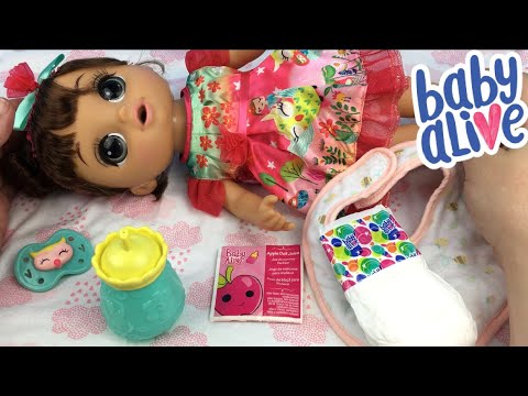 Baby Alive ONCE UPON A BABY Feeding and Changing Video