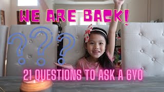 WE'RE BACK! Funny questions to ask a kid. Averysplaytime
