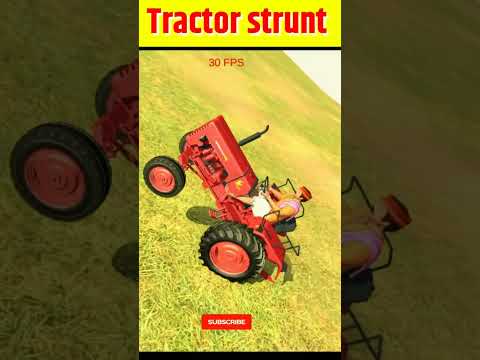 Mahindra 875 tractor strunt #mahindra #639 #gaming #shorts