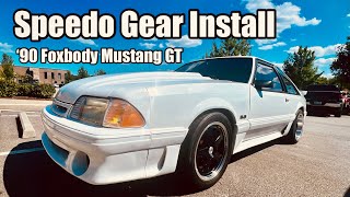 Speedo Gear Replacement - ‘90 Ford Mustang GT Foxbody