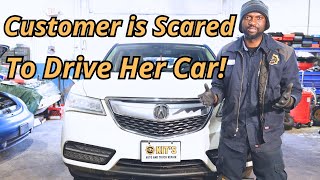 Acura MDX : Customer Says I'm Scared To Drive & Check Engine Light is On - Code P0420, Diagnosis