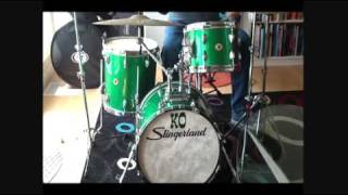 preview picture of video 'Sound Demo Slingerland Nashville  Studio King drum set.'