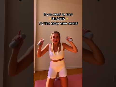 5 MUST-TRY PILATES ARM MOVES #pilates #workout #gym #shorts #fitness #fit #viral