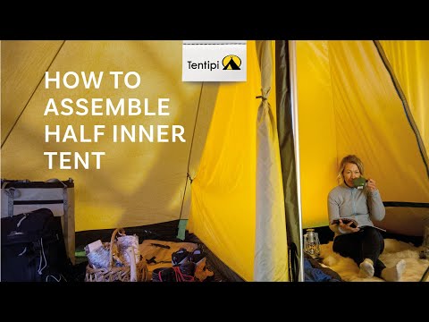 How to assemble a Tentipi Half Inner Tent