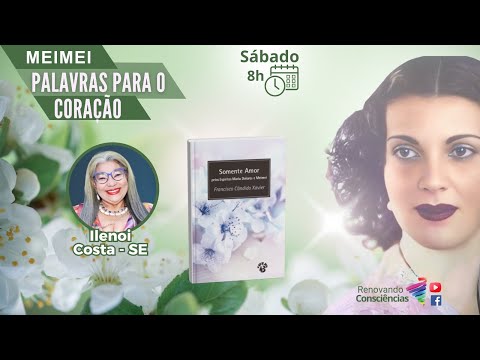 PALAVRAS PARA O CORAÇÃO - MEIMEI: LIVRO  SOMENTE AMOR COM ILENÓI COSTA (SE)