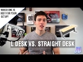 What Desk is Best for Your Setup? L Desk VS Straight Desk - Setup Guide What Desk is Best for Your Setup? L Desk VS Straight Desk - Setup Guide