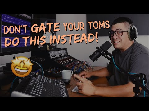 Don't Gate Your Toms... DO THIS INSTEAD! - INSTANTLY Improve Your Drum Mix!