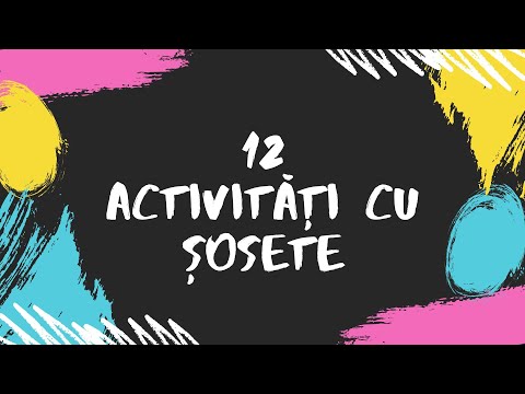 12 Activitati cu sosete la clasa pregatitoare