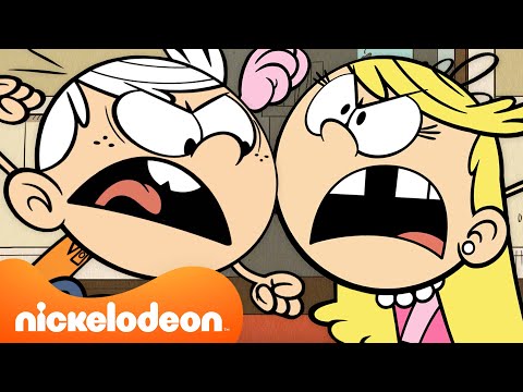 Lincoln Fighting EVERYONE in the Loud House for 60 Minutes Straight 💥 | Nicktoons