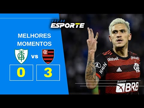AMÉRICA MG 0 X 3 FLAMENGO - MELHORES MOMENTOS - 35ª RODADA BRASILEIRÃO 2023