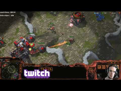 ZvT 2base muta into ROACHBANE vs Mech Gameplay