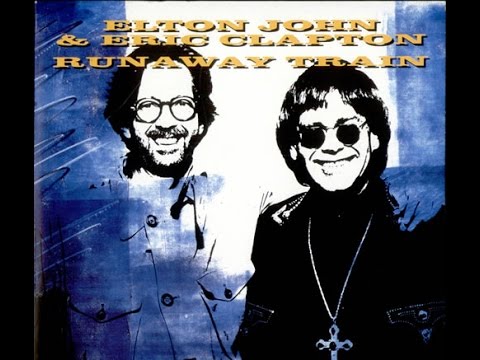 Elton John & Eric Clapton - Runaway Train (1992) with Lyrics!