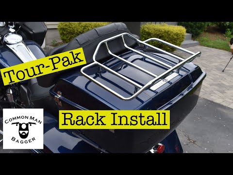 Harley Davidson Tour-Pak Rack Install