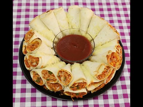 Blooming Quesadilla Ring / Receta de Quesadilla Ring / How to make Blooming Quesadilla Ring Recipe.