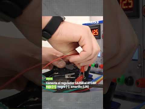 Prueba de regulador de voltaje con tecnologia  LIN en equipo de prueba BT010