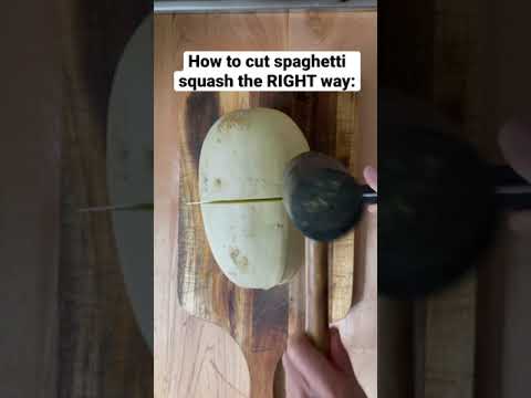 , title : 'How to cut spaghetti squash the RIGHT way.'