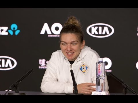 Теннис Simona Halep Press Conference | 2019 Australian Open First Round
