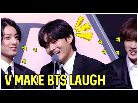 Taehyung Can Effortlessly Make BTS Laugh So Hard