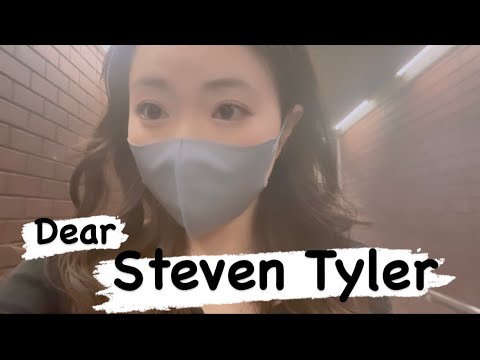 Japanese happy girl shouts for love to meet Steven Tyler!