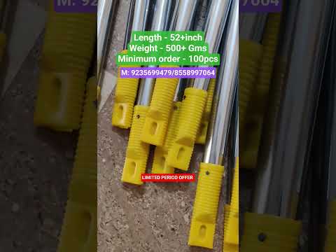 High Quality Steel finished Brooms #jhadu #broom #shorts #trending #wholesale #mp #up #haryana #hp