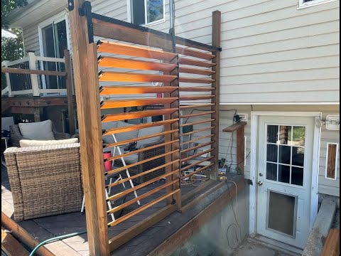 Sunblind (Pylex deck sunblind system) Installation for Beginners