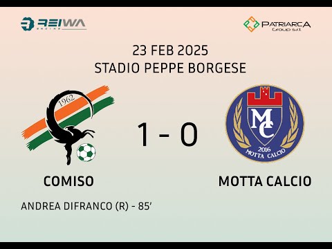 Comiso Calcio 1-0 Motta Calcio | Highlights | 19ª Giornata Prima Categoria Sicilia Girone F - 24/25