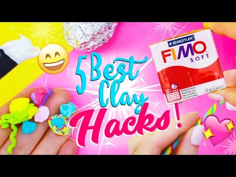 5 CLAY HACKS YOU SHOULD KNOW!!! - Fun Polymer Clay tips!  | aCupofCakeTv