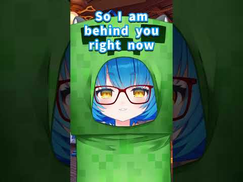 VTuber Cosplays Minecraft Creeper  #vtuber #vtuberclips #minecraft