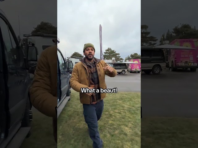 Burning Van