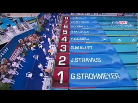 [Natation] - Yannick AGNEL bat le record de France du 200 mètres nage libre.