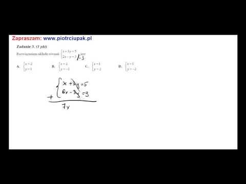 Zadanie 3 Matura CKE sierpień 2011 nowa wersja