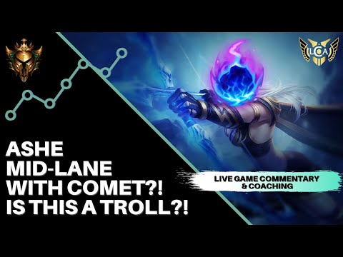 🏹 HAVE I LOST MY MIND?! ASHE MID IN GOLD ELO! LEARN TO CLIMB WHILE HAVING FUN! 🏹