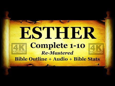 Bible Book 17: The Book of The Book of Esther - Holy Bible Audio Text - KJV Read Along