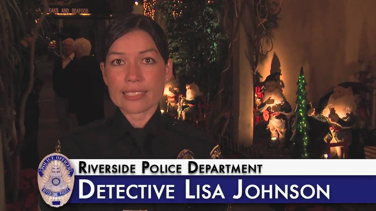 Riverside Police - Holiday Safety Message 1