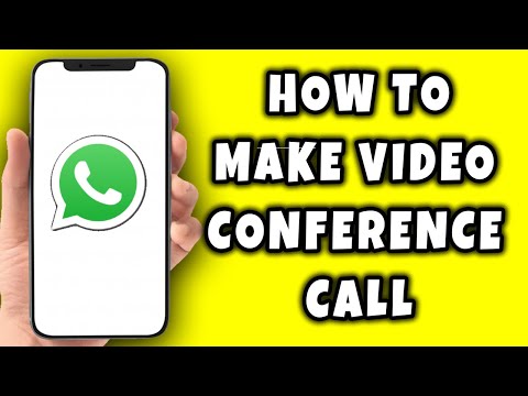 How To Make Video Conference Call on WhatsApp New Feature (2024)