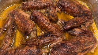 Juicy Baked Turkey Wings | You