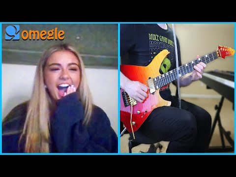 Guitarist AMAZES strangers on OMEGLE with a TALKBOX