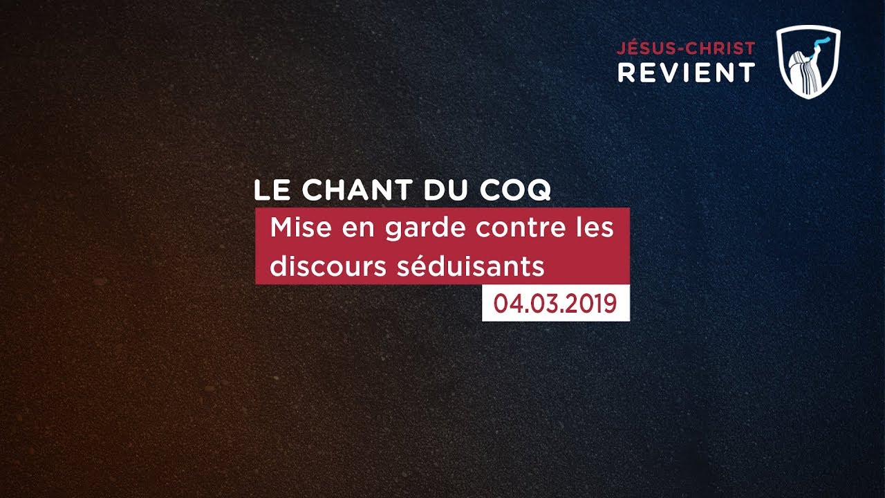 Thumbnail of video: Mise en garde contre les discours séduisants