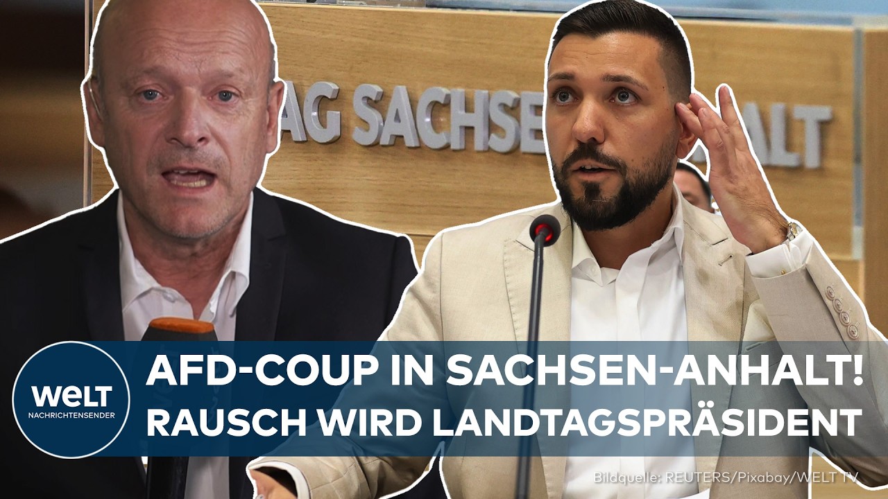 SACHSEN-ANHALT: Blamage für CDU! AfD stellt Landtagspräsidenten mit fremden Stimmen