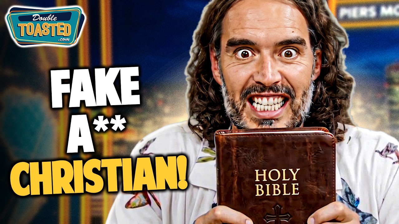 RUSSELL BRAND MAKES A FOOL OF HIMSELF DURING PIERS MORGAN INTERVIEW