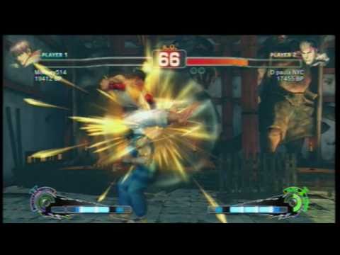 SSF4 [A vs A]: Monney514(#4 Guy) vs D paula NYC(#30 Ryu) Ep.228