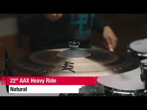 Sabian AAX 22" Heavy Ride Natural Finish image 4