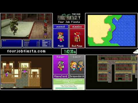 Final Fantasy V Four Job Fiesta 2015 Opening Race - Part 1