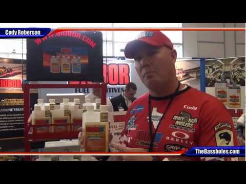 Cody Roberson from Army Bass Anglers & BIOBOR FUel Additive at Bassmaster Classic