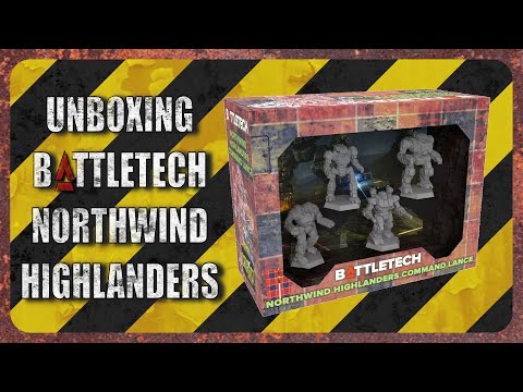 Unboxing Battletech Northwind Highlanders Command Lance : TTM Ep019