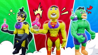 Making FNAF Chika mod Hulk, Superman, Batman 🎪 Five Night At Freddy Clay Figure