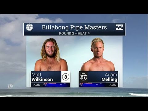 Matt Wilkinson vs Adam Melling - Round Two, Heat 4 - 2015 Billabong Pipe Masters