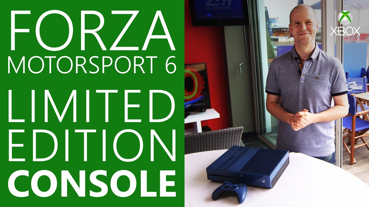 Forza Motorsport 6 Xbox One Limited Edition 1TB Console Revealed - YouTube