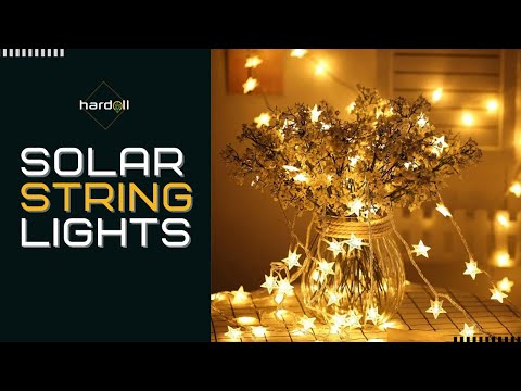 Hardoll Solar String Lights 30 LED Decorative Lighting Crystal Star Shape